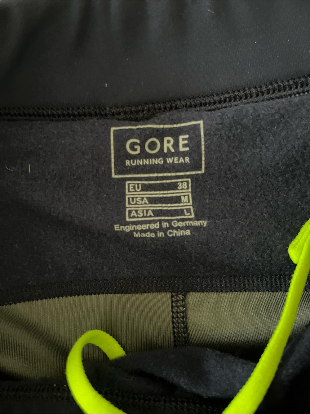 Gore running wear windstopper Women’s Navy and Pink RunningTights size M - Picture 7 of 10